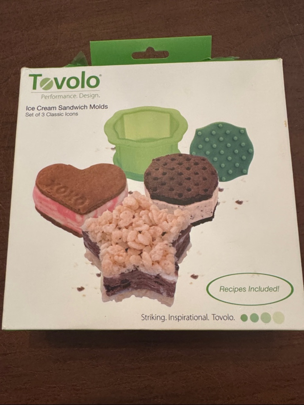 NEW Ice Cream Sandwiches Molds.  3 Shapes made by TOVOLO
